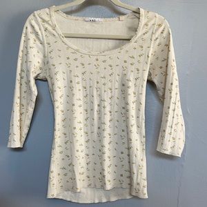 Doen selene golden sweetpea t-shirt